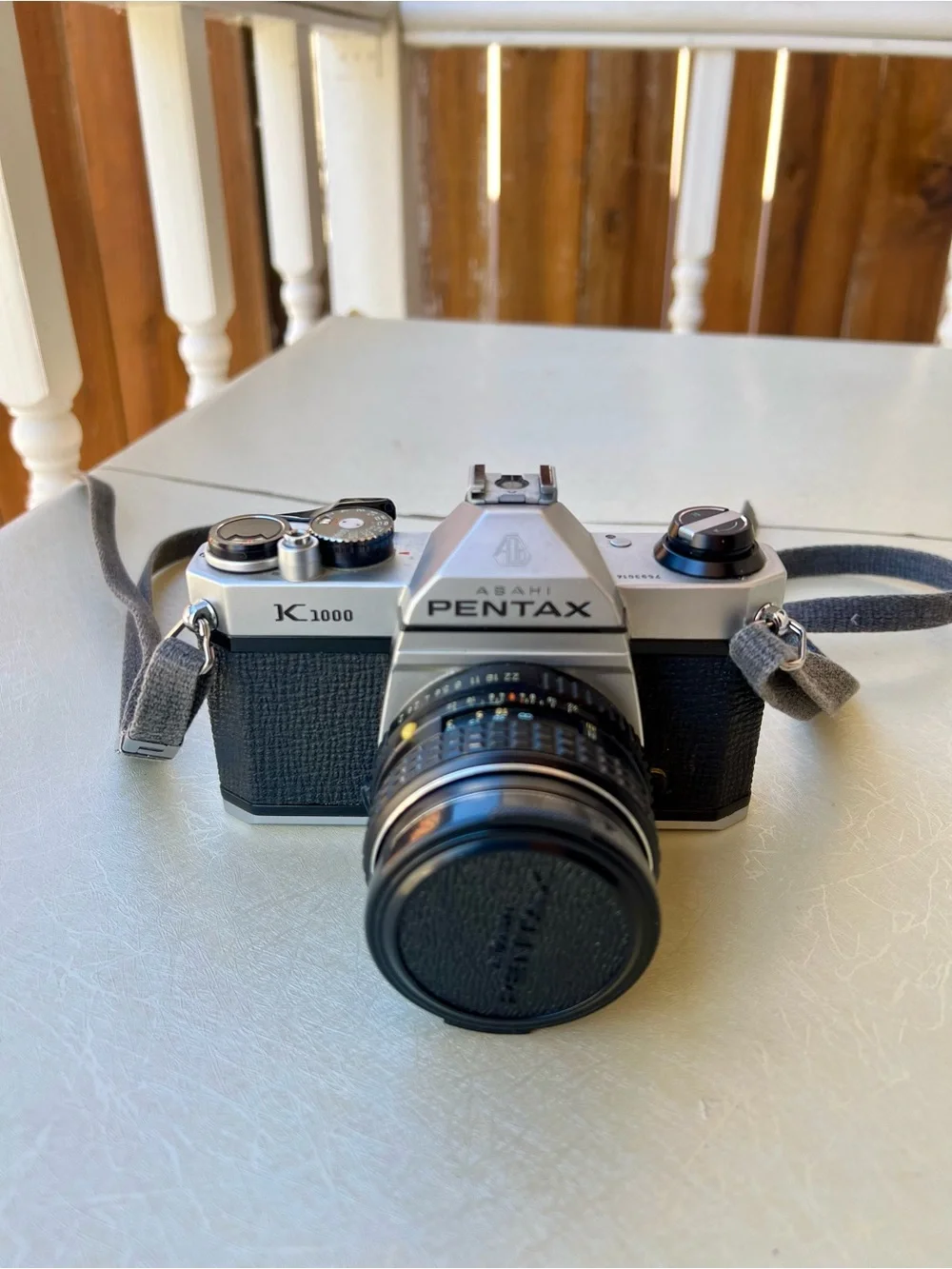 Vintage Asahi Pentax K1000 35mm Film Camera w/ Lens - Untested As Is